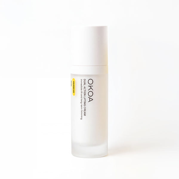Okoa Dual Action Lifting Cream bottle